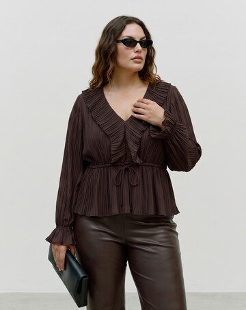 VERO MODA FRILL PLEATED TOP