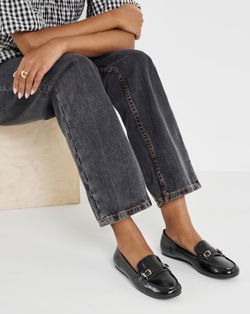 Kennedy Double Buckle Detail Loafers - Extra Wide Fit (EEE)