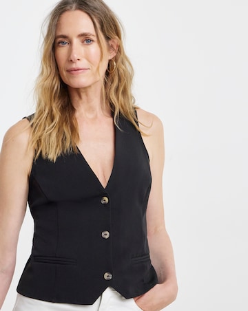 Unlined Button Front Waistcoat