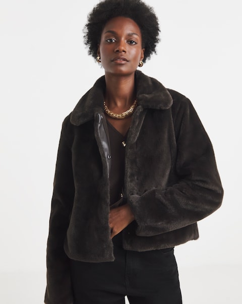 JDY Faux Fur Jacket