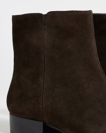 Candice Classic Suede Ankle Boots - Extra Wide Fit (EEE)