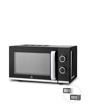 Swan Windsor Microwave Black