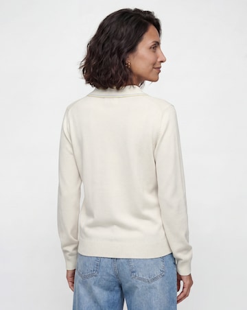 Collared Tipping Cardigan
