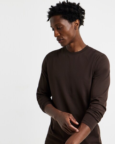Long Sleeve Crew Neck T-Shirt Long