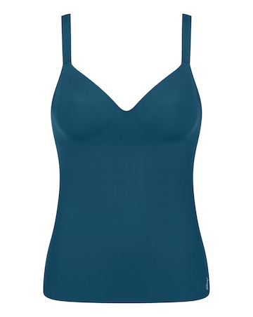 Sloggi Zero Feel The Up Bra Support Vest Teal