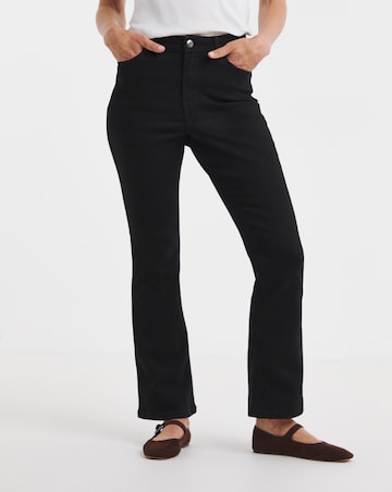 Black Superstretch Bootcut Jeans