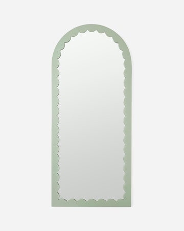 Dalia Scallop Arched Leaner Mirror