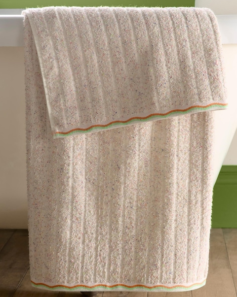 Fusion Speckle Rib Bath Towel