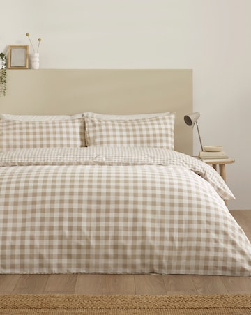 Catherine Lansfield Bamford Gingham Check Duvet Cover Set