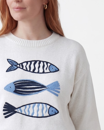 Embroidered Knitted Jumper