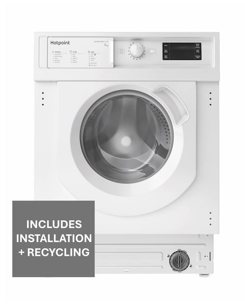 Hotpoint BIWMHG71483UKN Integrated 7kg Washing Machine + Installation