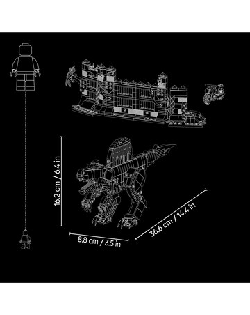 LEGO Jurassic World Spinosauraus Model