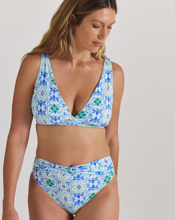 Tile Print Bikini Set