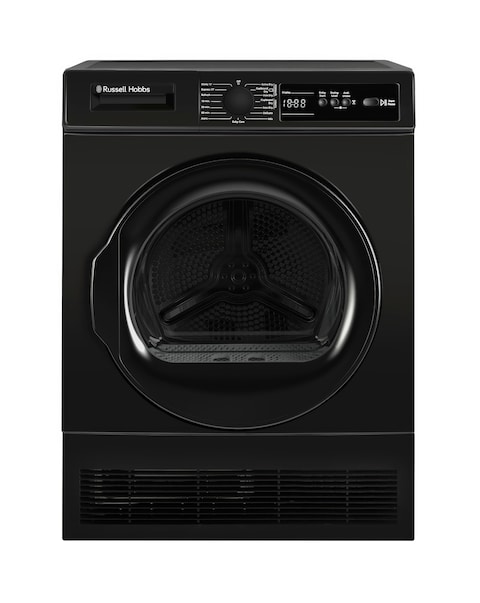 Russell Hobbs RH8CTD111B, 8kg, Condenser Tumble Dryer - Black