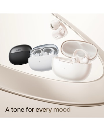 Shokz OpenDots 2 Clip-On Open-Ear True Wireless Earbuds - White