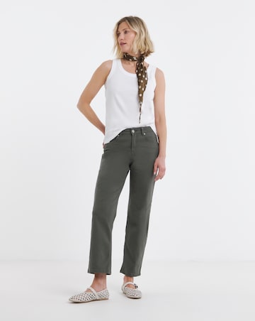 Pure Cotton White Racer Vest