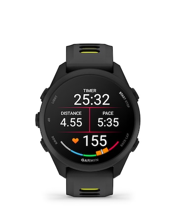 Garmin Forerunner 170 Music Smart Watch - Black/Amp Yellow