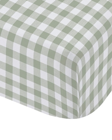 Catherine Lansfield Bamford Gingham Check Fitted Sheet
