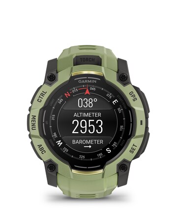 Garmin Instinct 3 AMOLED 50mm Smart Watch - Fern Green/Grey