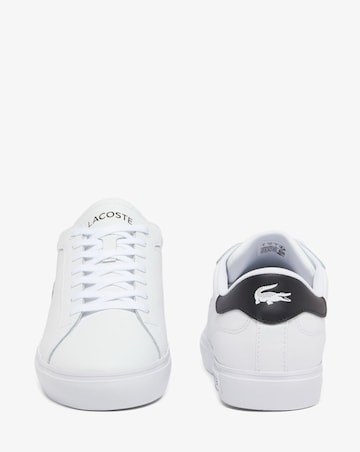 Lacoste Powercourt Trainers - White/Black