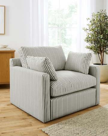 Seren Striped Armchair