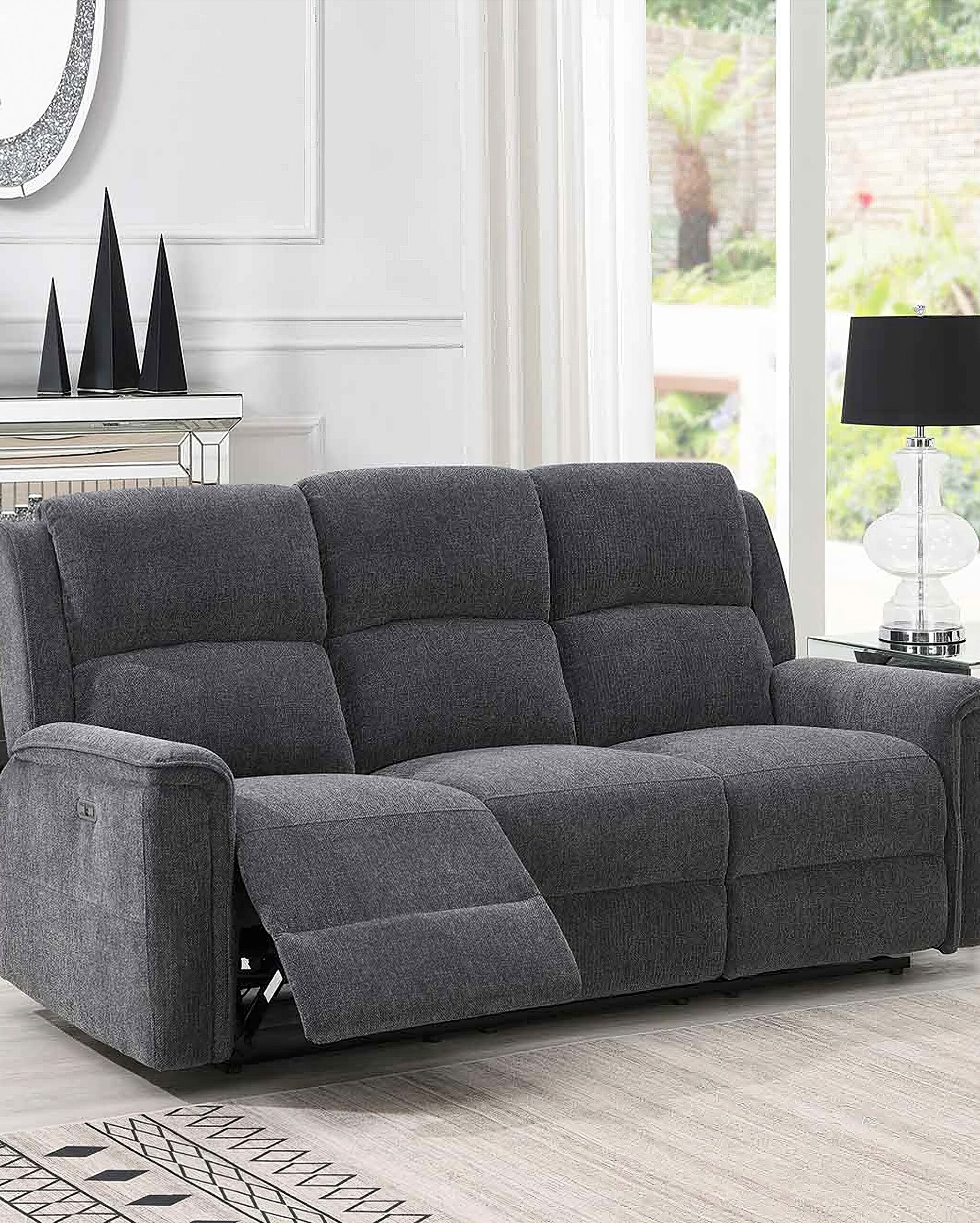 Recliner in grey
