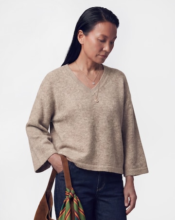 Anthology V Neck Half Sleeve Jumper