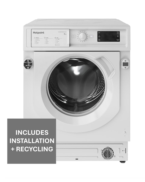 Hotpoint BIWMHG81485UK Integrated 8kg Washing Machine + Installation