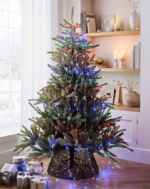 New In - Multi Coloured Cascading Tree Lights