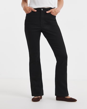 Black Superstretch Bootcut Jeans