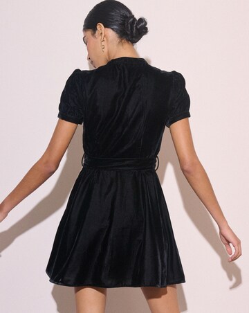 NOBODY'S CHILD IVANNA VELVET MINI DRESS