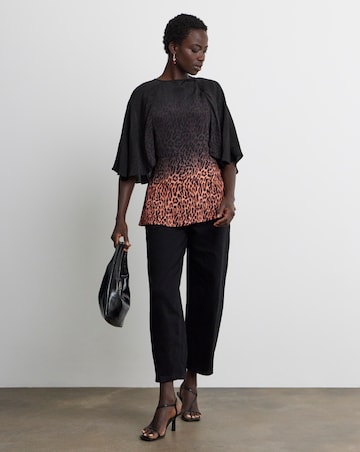 Joanna Hope Leopard Print Blouse