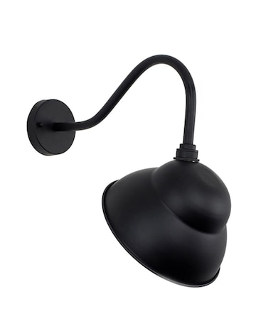 ValueLights Porter 2 Pack IP23 Black Outdoor Wall Lights - Bulbs Included