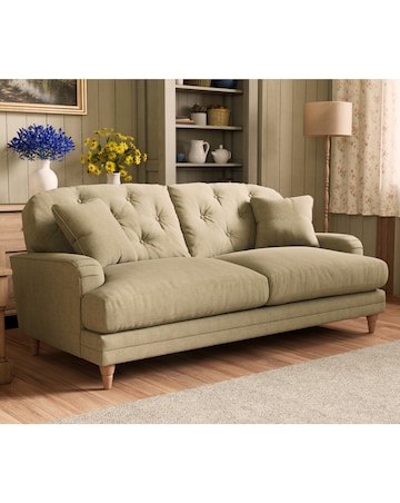 Florence Buttonback 3 Seater Sofa