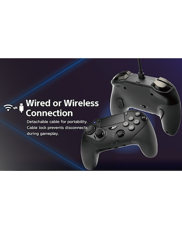 HORI Wireless Fighting Commander OCTA Pro for PS5 and PC - Black