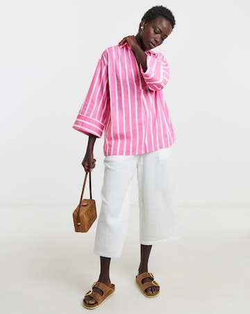 Linen Mix Stripe Tunic