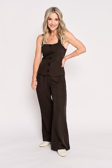 Textured Straight Leg Trouser