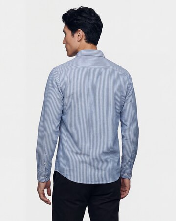 Long Sleeve Poplin Stripe Shirt Long