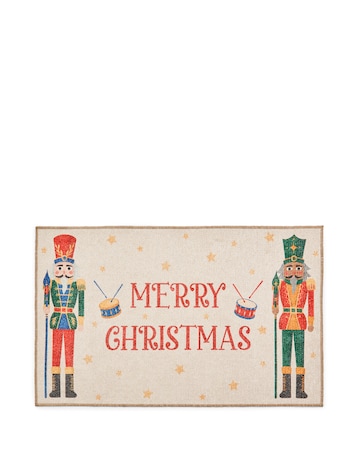 Christmas Nutcracker Washable Doormat