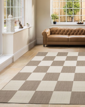 County Chequer Indoor/Outdoor Rug