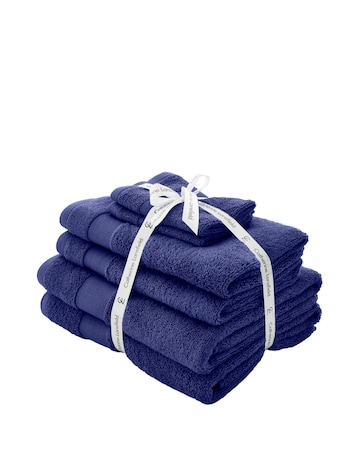 Catherine Lansfield Anti Bacterial 6 Piece Towel Bale