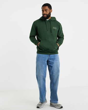 Jack & Jones Corp Logo Hoodie - Dark Green