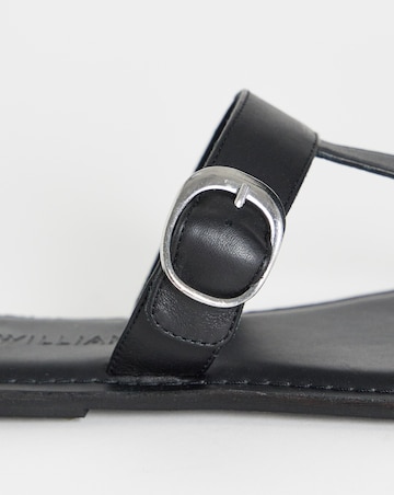 Fortune Leather Toe Post Sandals - Extra Wide Fit (EEE)