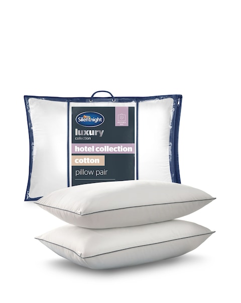 Silentnight Hotel Collection Cotton Pillow Pair