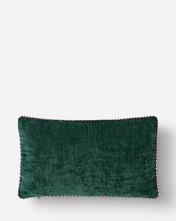 Christmas Cocktails Embroidered Cushion