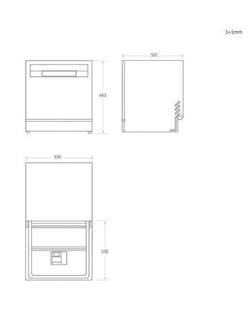 Candy Rapido Table Top Dishwasher- White