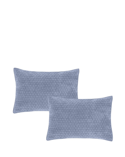 Bianca Attica Velvet Pillowsham Pair