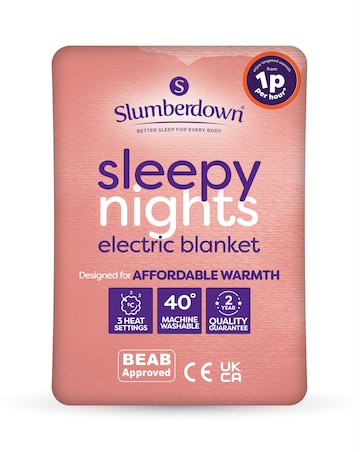 Slumberdown Sleepy Nights Electric Blanket