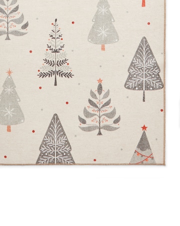 Christmas Trees Washable Runner