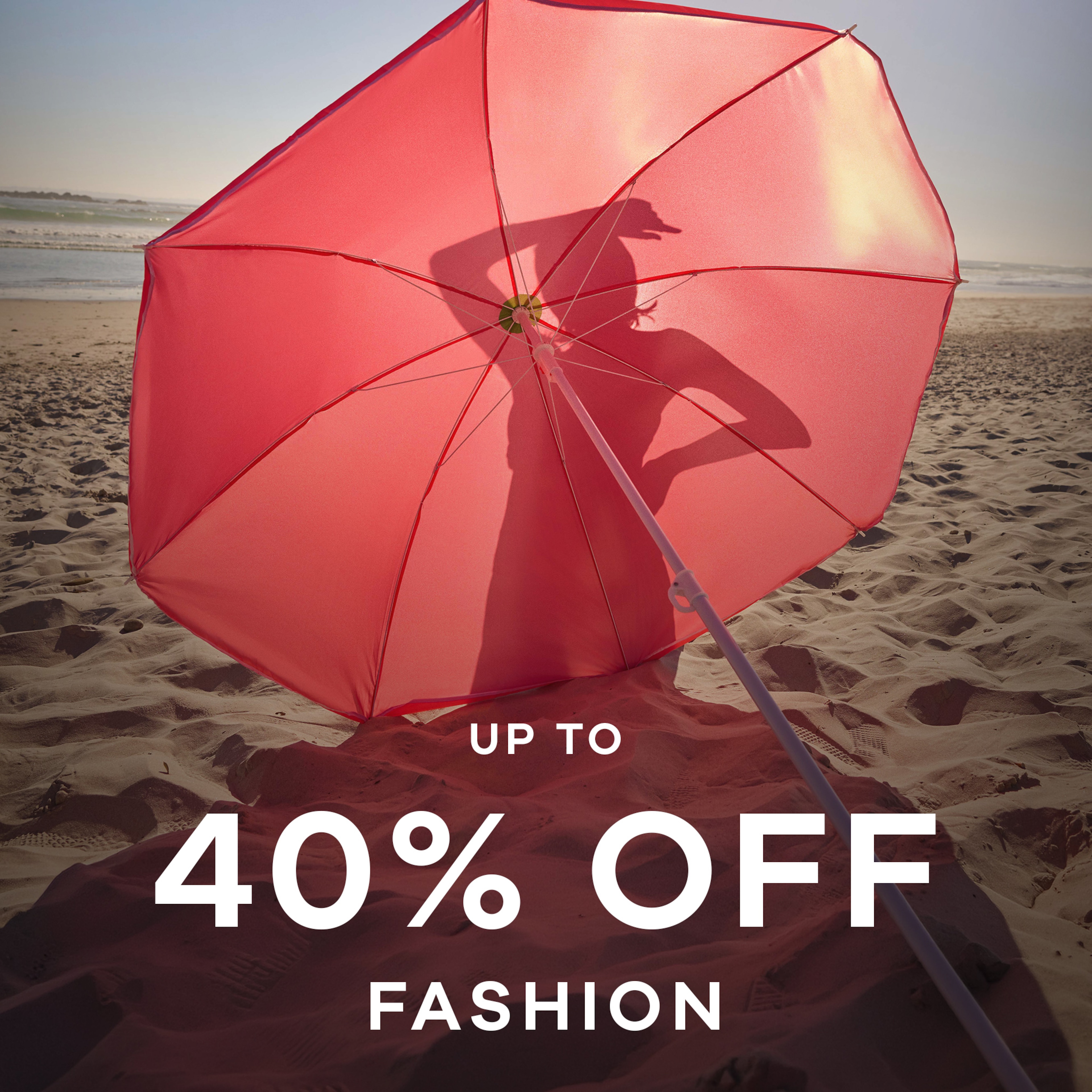 Up to 40% off fashion